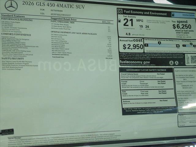 New 2026 Mercedes-Benz GLS 450 4MATIC image 20