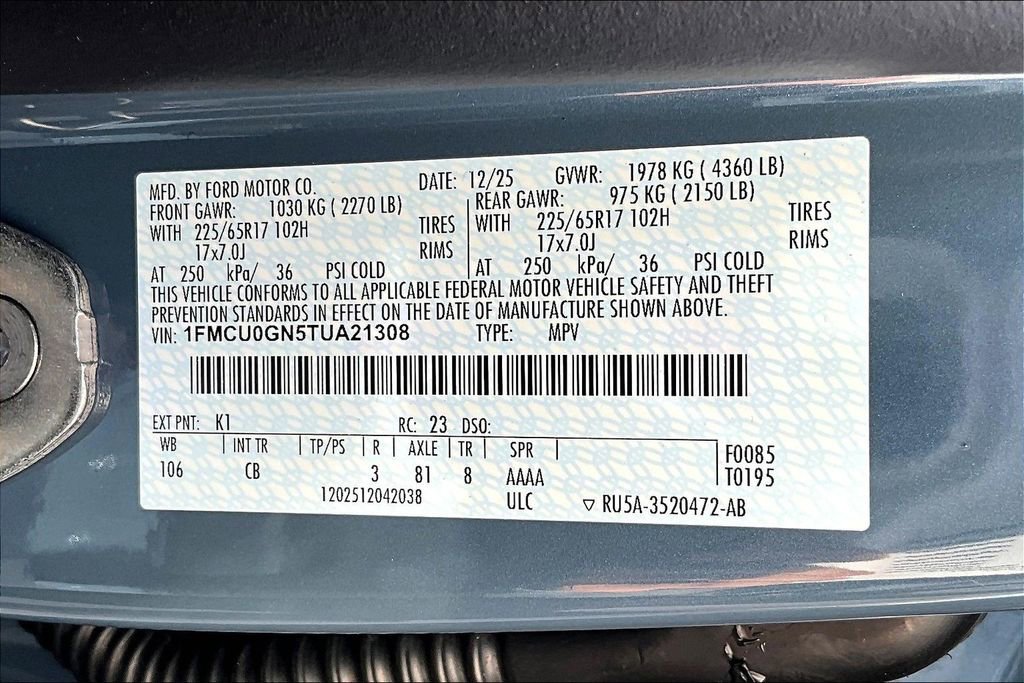 New 2026 Ford Escape Active w/ Cold Weather Package image 8