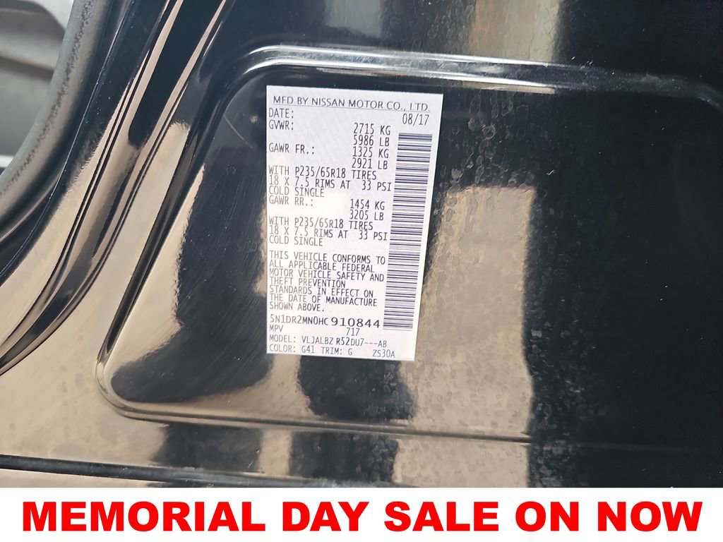 Used 2017 Nissan Pathfinder S FWD image 41
