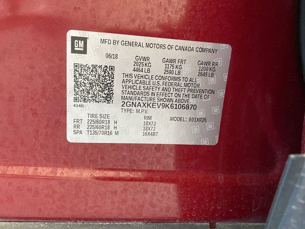 Used 2019 Chevrolet Equinox LT FWD image 20