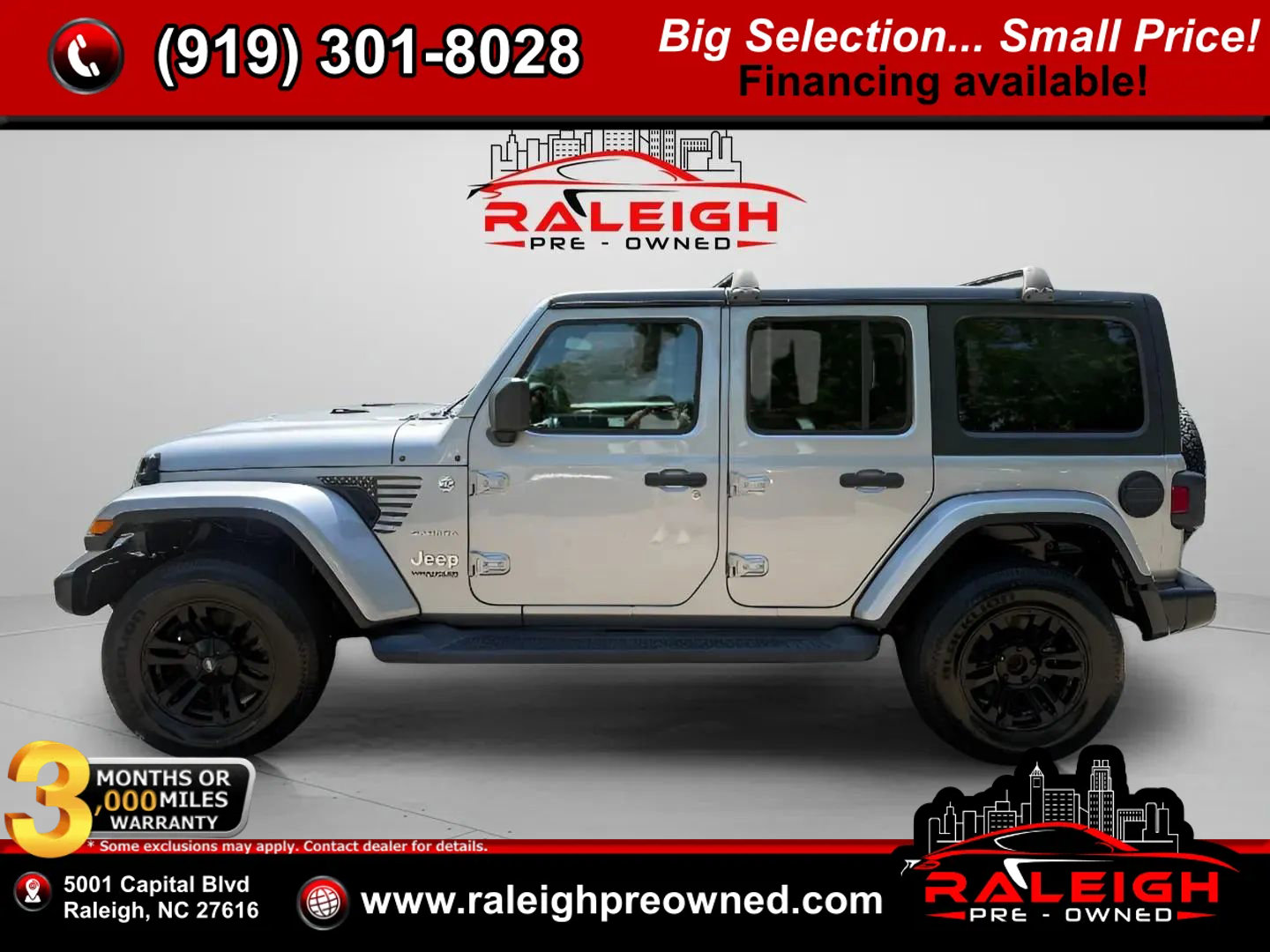 Used 2020 Jeep Wrangler Unlimited Sahara