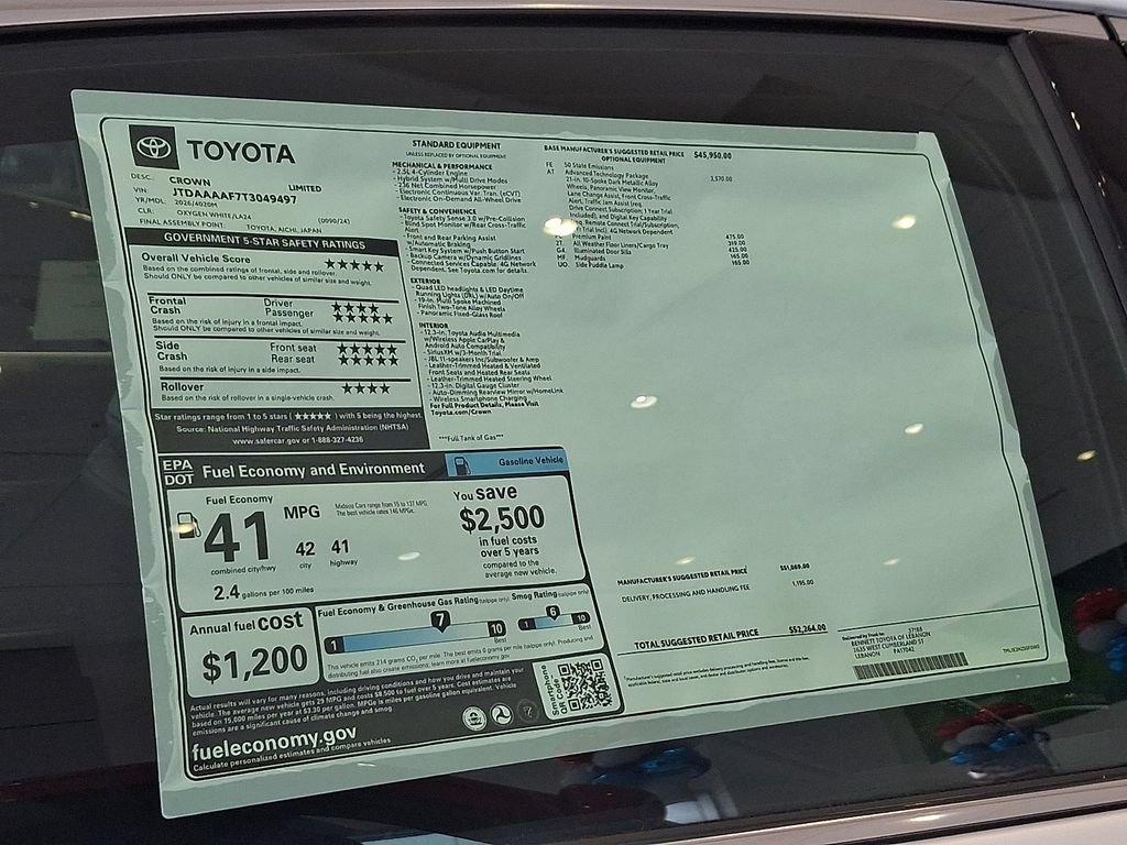 New 2026 Toyota Crown w/ Advanced Technology Package AWD/4WD image 3