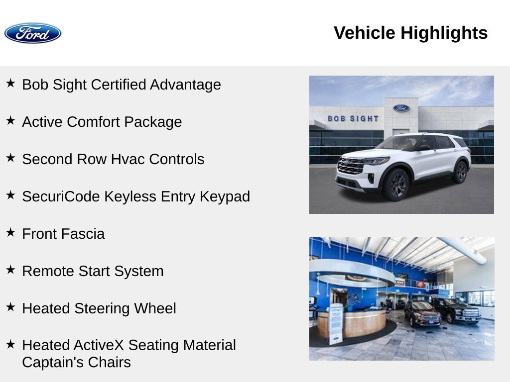 New 2026 Ford Explorer Active w/ Active Comfort Package AWD/4WD image 2