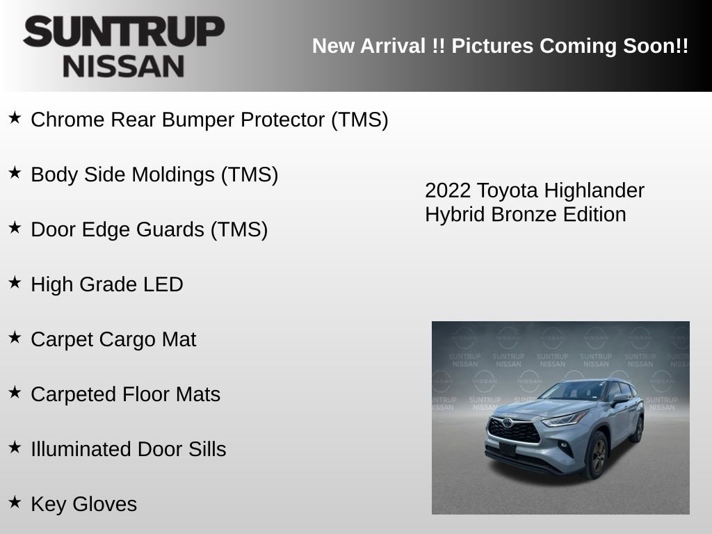 Used 2022 Toyota Highlander Bronze Edition w/ Protection Package #3 (TMS) image 12
