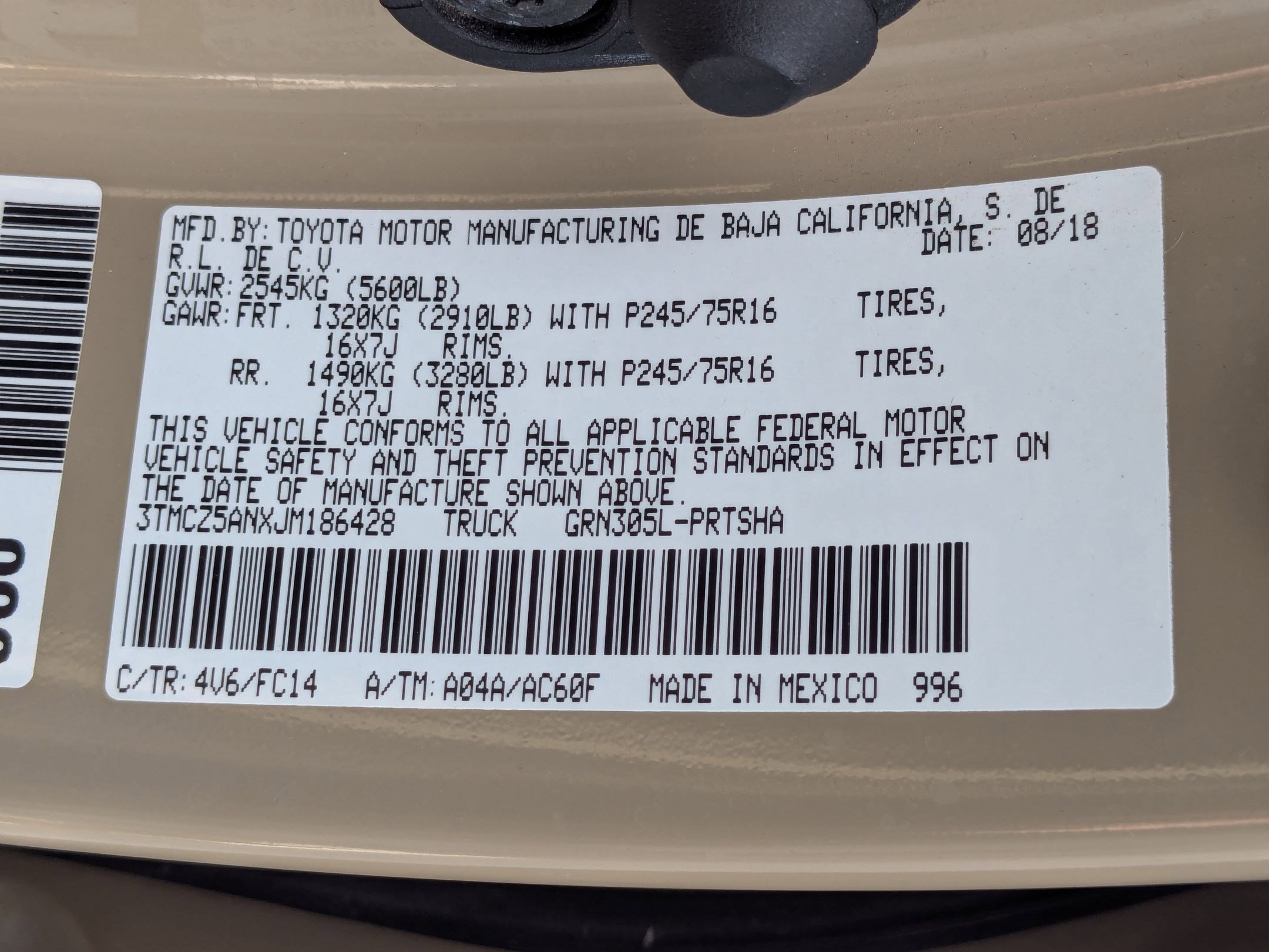 Used 2018 Toyota Tacoma SR5 AWD/4WD image 31