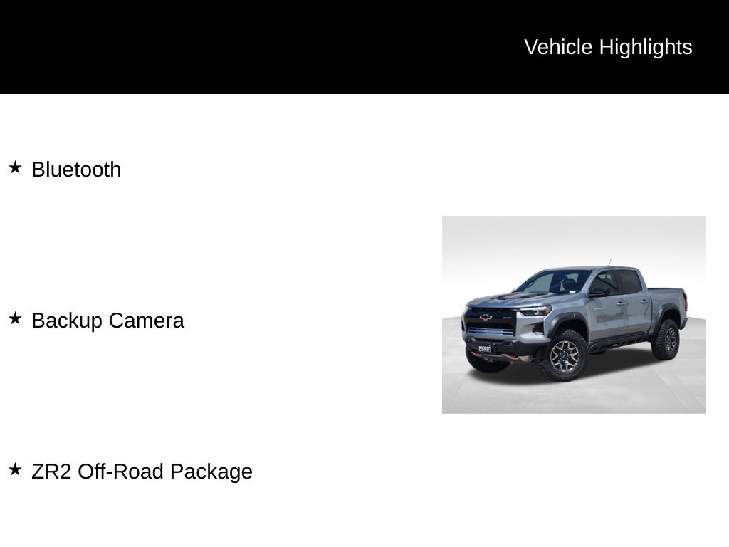 New 2026 Chevrolet Colorado ZR2 w/ Technology Package AWD/4WD image 5