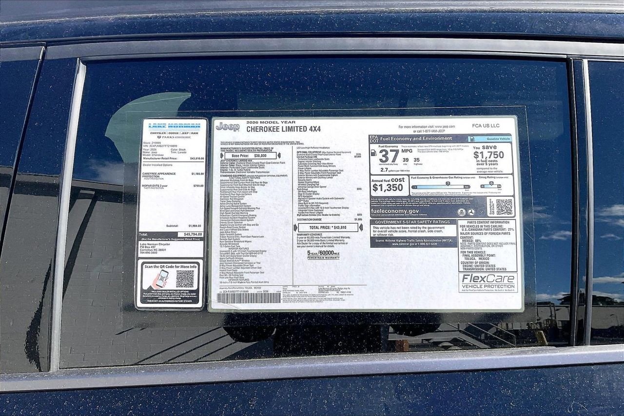 New 2026 Jeep Cherokee Limited image 37