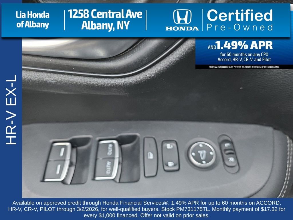 Certified 2023 Honda HR-V EX-L image 12
