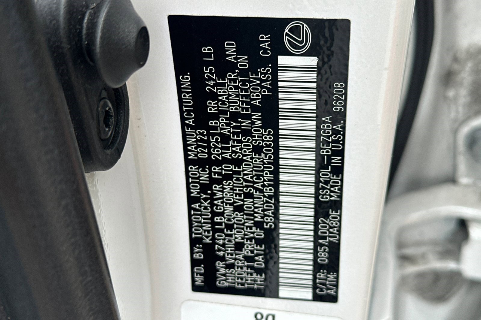 Certified 2023 Lexus ES 350 w/ Premium Package FWD image 39
