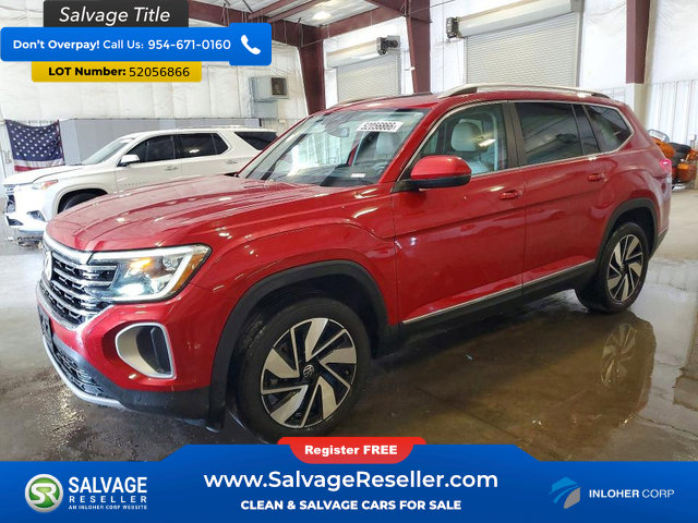 Used 2024 Volkswagen Atlas SEL AWD/4WD image 1