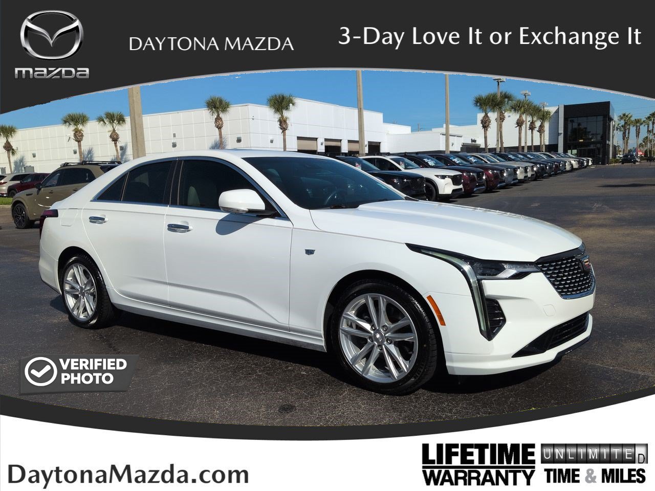 Used 2021 Cadillac CT4 Luxury w/ Sun And Sound Package RWD image 1