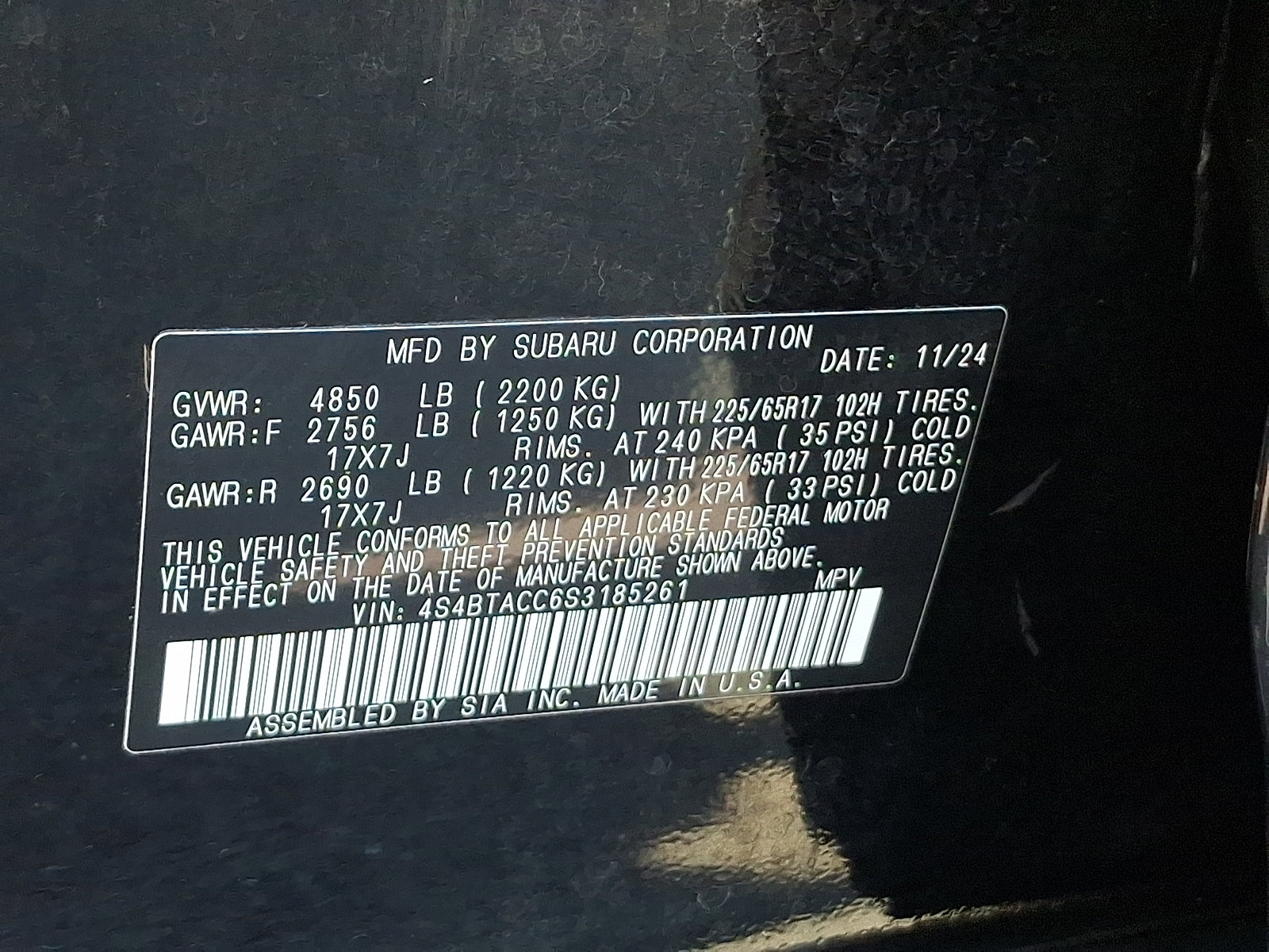 Certified 2025 Subaru Outback Premium AWD/4WD image 26