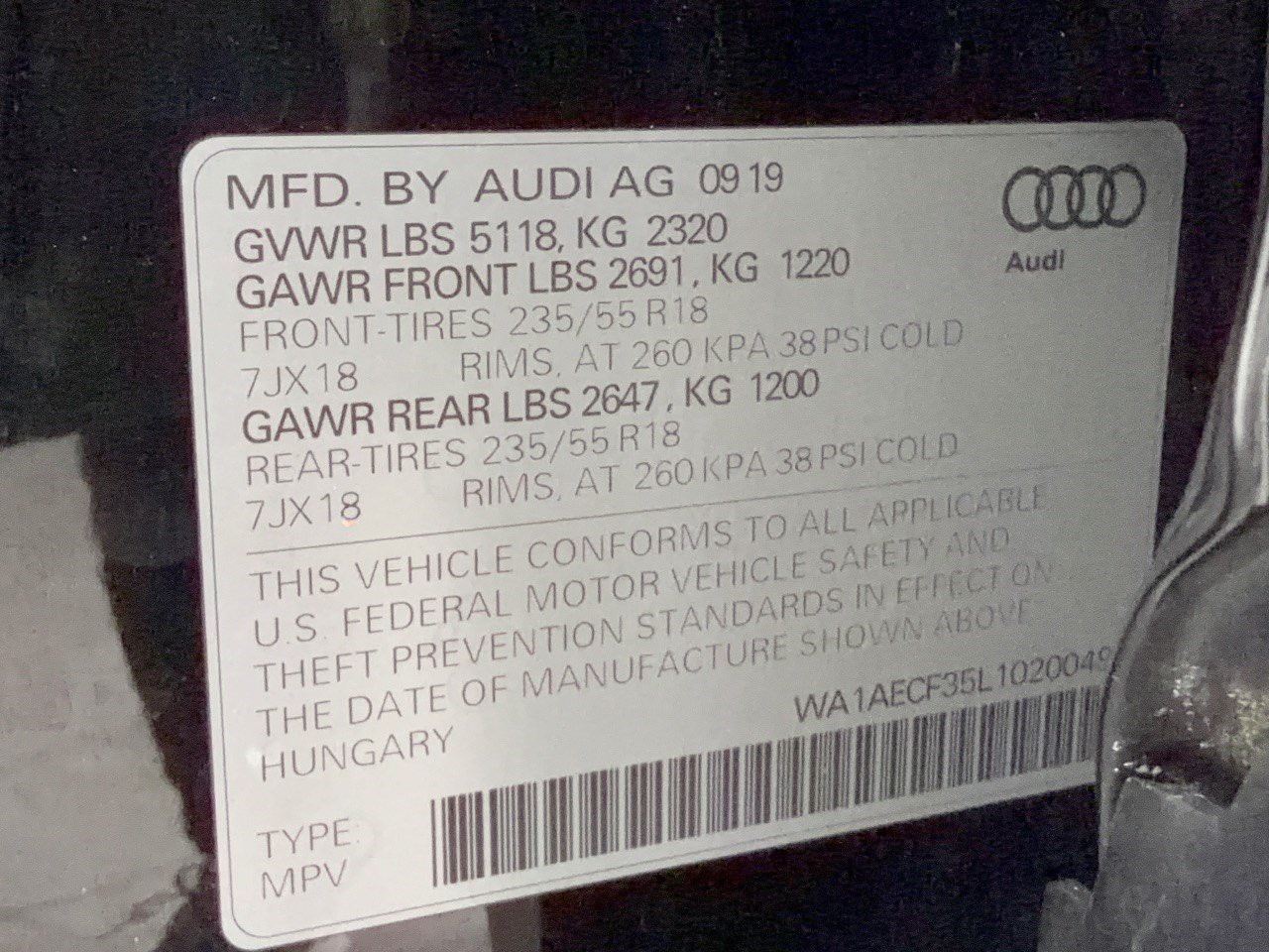 Used 2020 Audi Q3 2.0T Premium w/ Convenience Package AWD/4WD image 32