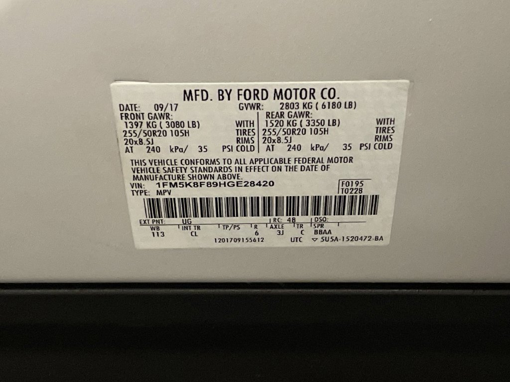 Used 2017 Ford Explorer Limited AWD/4WD image 28