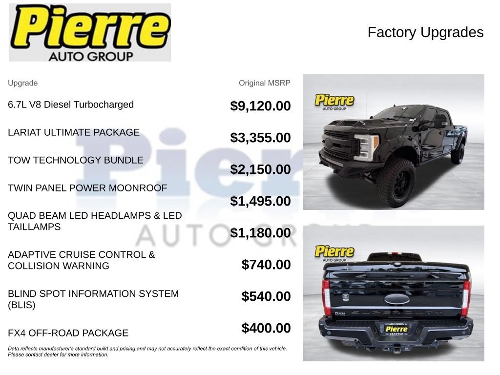 Used 2019 Ford F250 Lariat w/ Lariat Ultimate Package AWD/4WD image 13