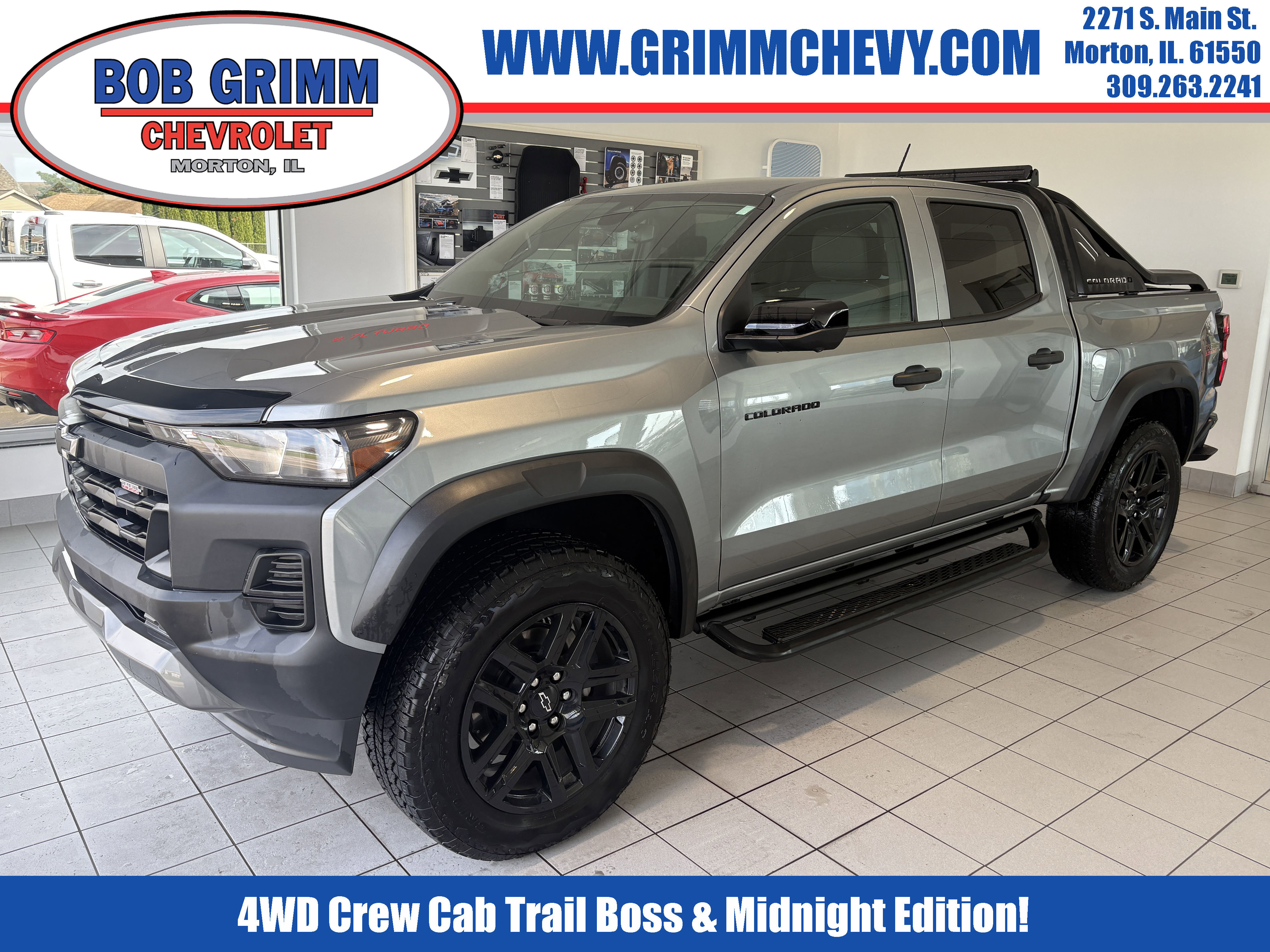 Used 2025 Chevrolet Colorado Trail Boss w/ Midnight Edition image 1