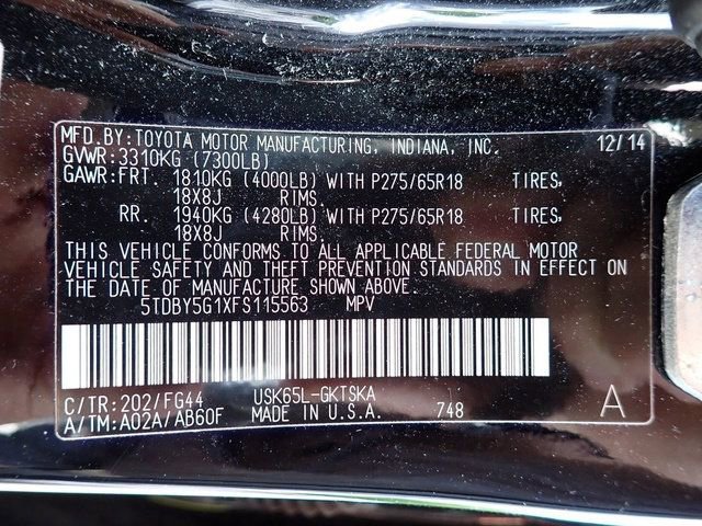 Used 2015 Toyota Sequoia SR5 AWD/4WD image 14