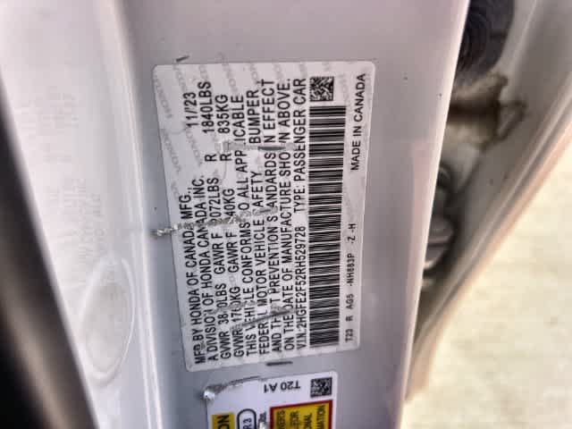 Certified 2024 Honda Civic Sport image 22