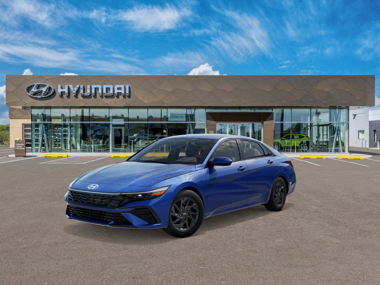 New 2026 Hyundai Elantra Blue