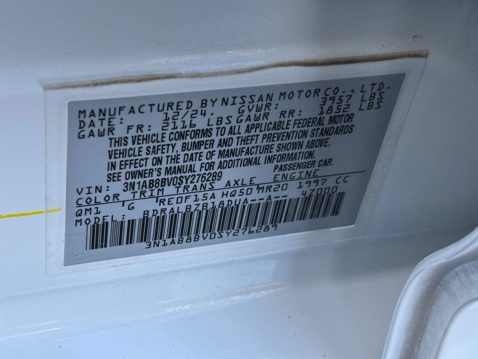 Used 2025 Nissan Sentra S FWD image 27