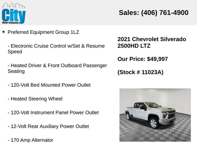 Used 2021 Chevrolet Silverado 2500 LTZ w/ LTZ Premium Package AWD/4WD image 25