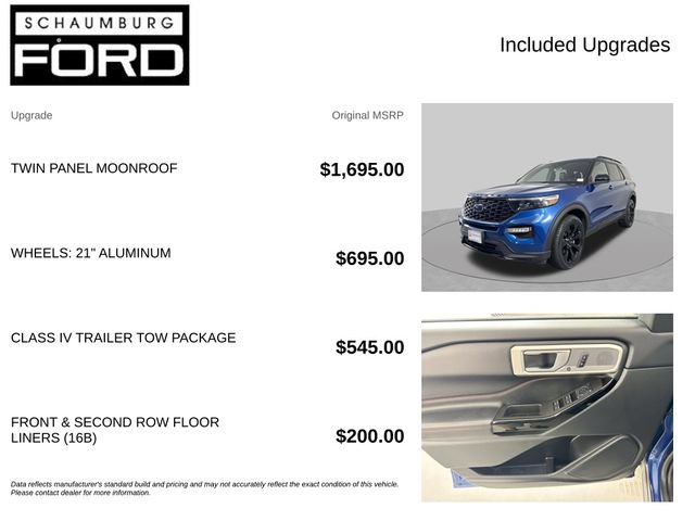 Used 2023 Ford Explorer ST-Line w/ Class IV Trailer Tow Package AWD/4WD image 4