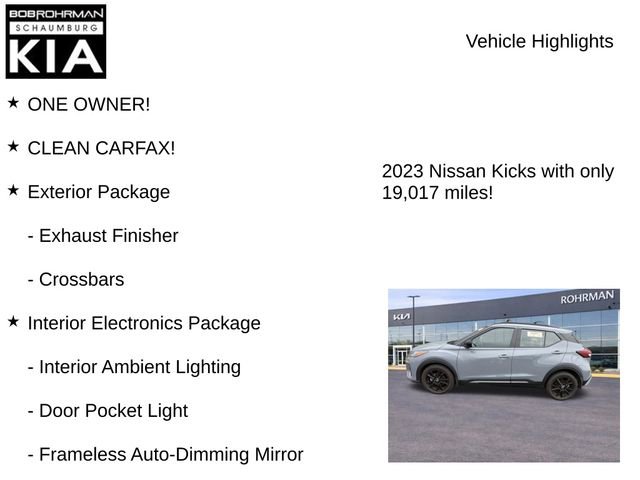 Used 2023 Nissan Kicks SR w/ Interior Electronics Package image 8