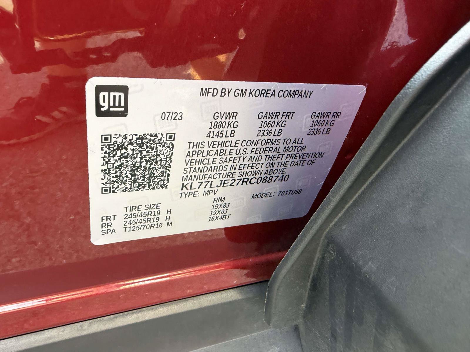 Used 2024 Chevrolet Trax RS w/ Driver Confidence Package FWD image 15