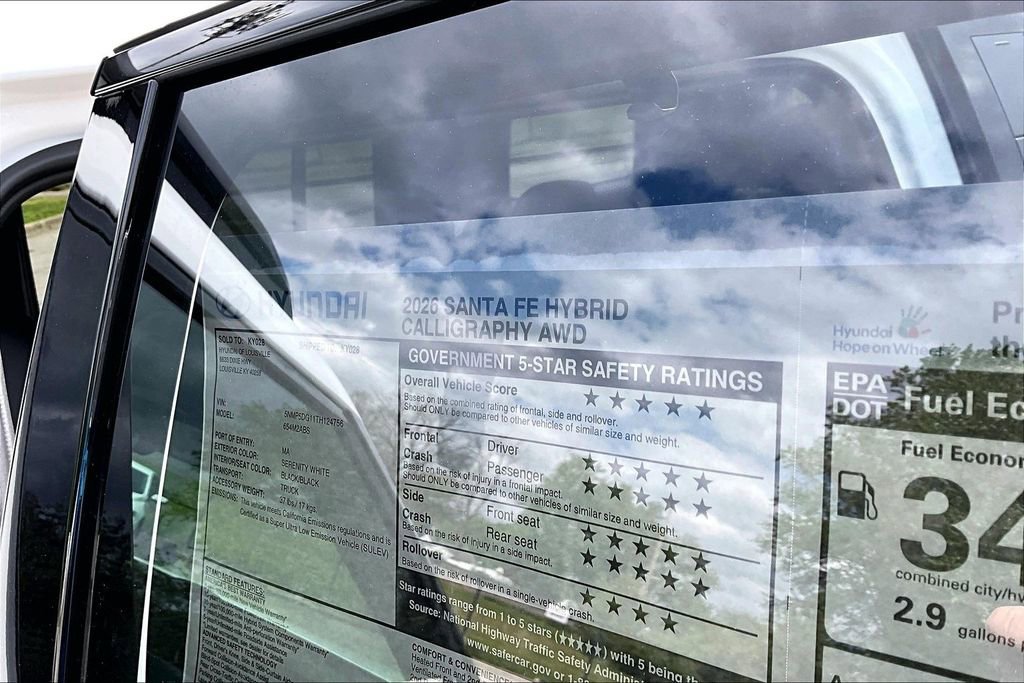 New 2026 Hyundai Santa Fe Calligraphy AWD/4WD image 14