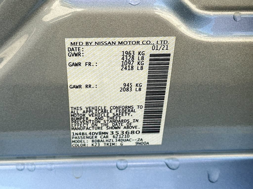Used 2021 Nissan Altima 2.5 SV w/ SV Premium Package FWD image 31