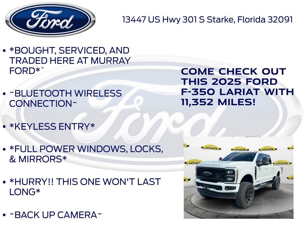 Certified 2025 Ford F350 Lariat w/ Lariat Ultimate Package AWD/4WD image 12