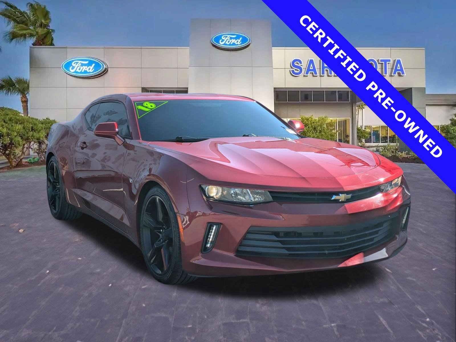 Used 2018 Chevrolet Camaro LT RWD image 1