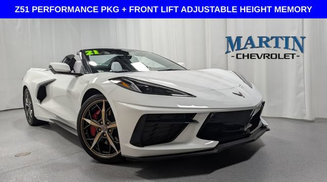 Certified 2021 Chevrolet Corvette Stingray Preferred Conv w/ Z51 Performance Package RWD image 1
