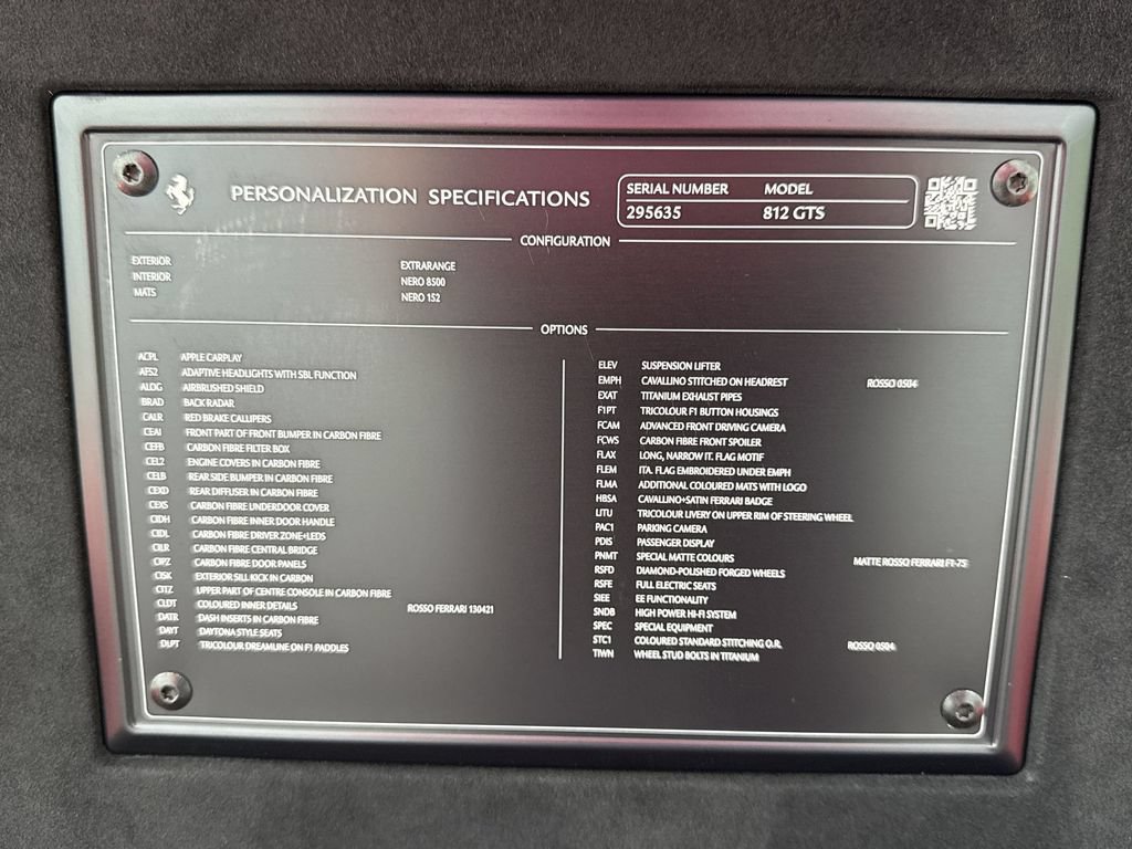 Certified 2023 Ferrari 812 GTS RWD image 26