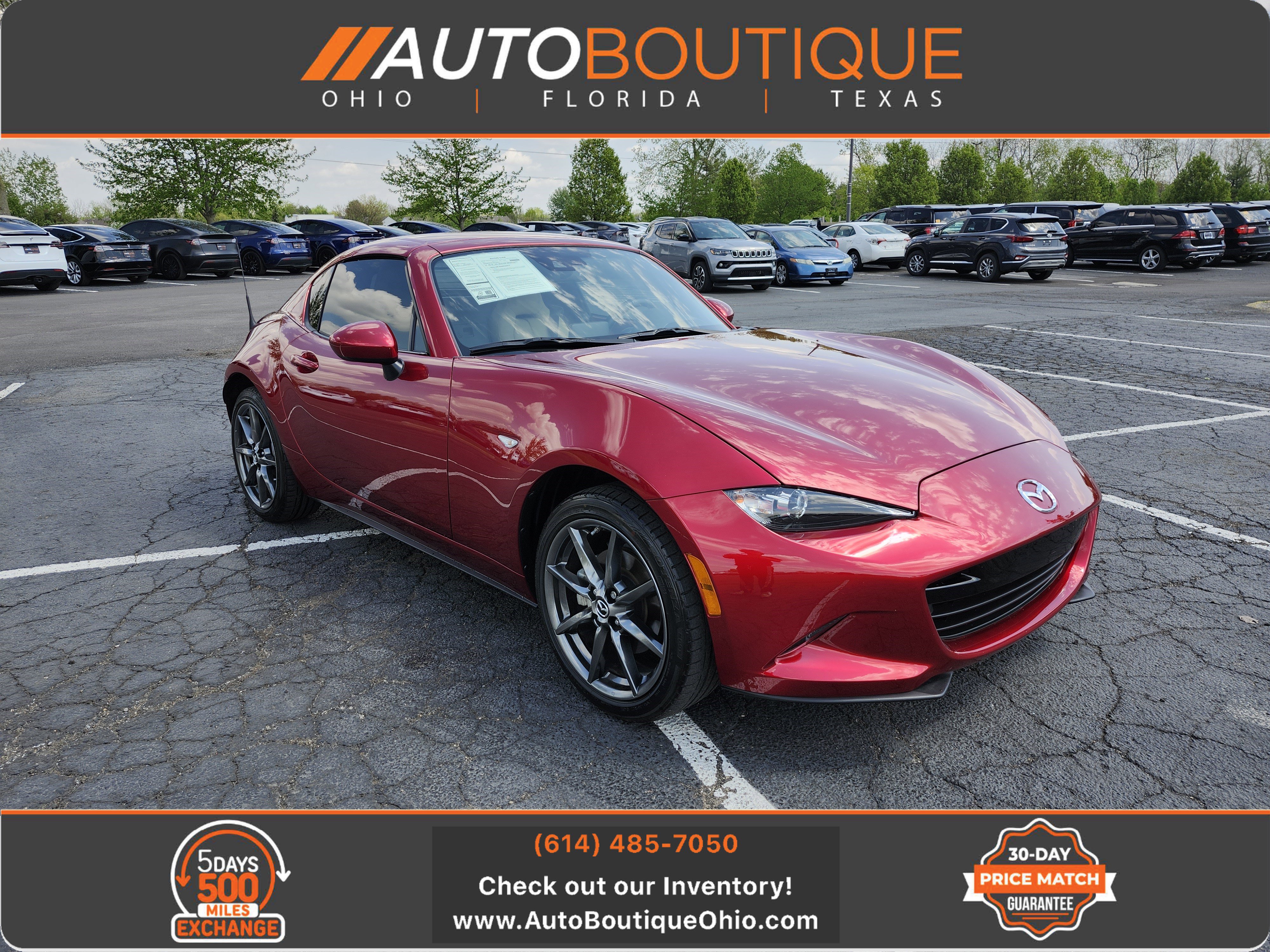 Used 2019 MAZDA MX-5 Miata RF Grand Touring RWD image 1