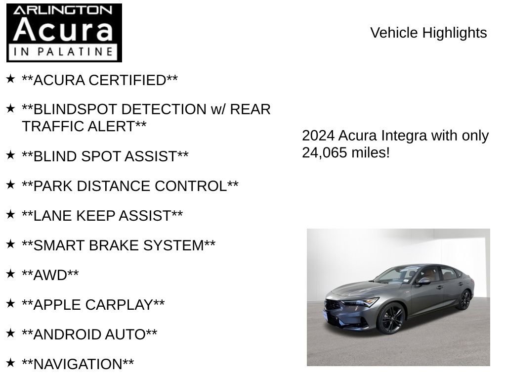 Certified 2024 Acura Integra A-Spec image 7