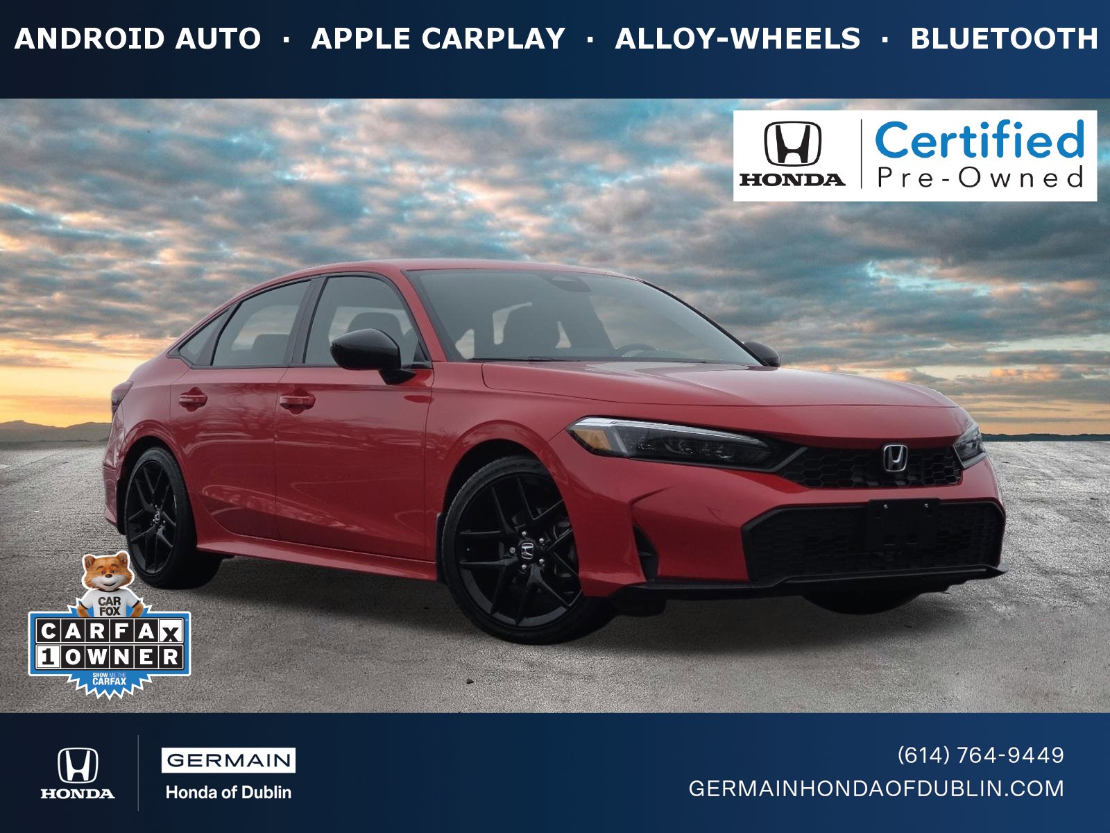 Certified 2025 Honda Civic Sport