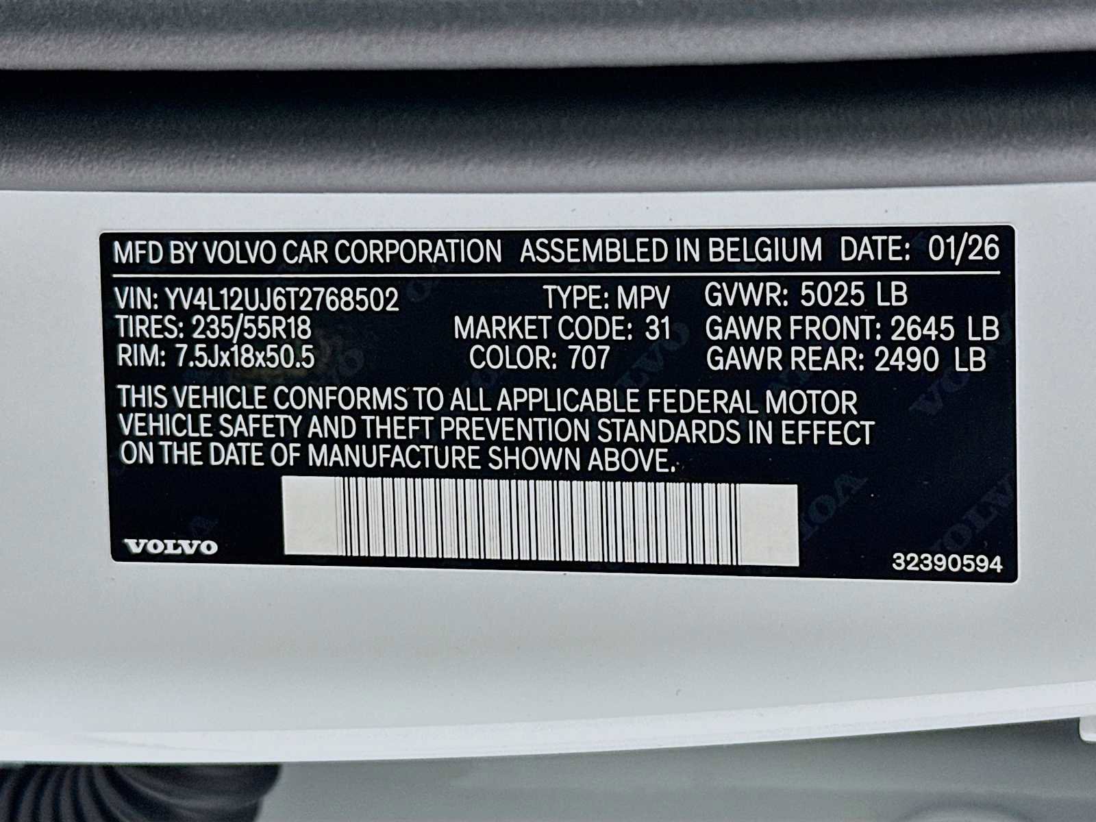 New 2026 Volvo XC40 B5 Core AWD/4WD image 30