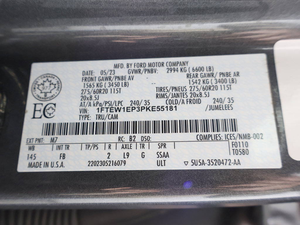 Used 2023 Ford F150 XLT w/ Equipment Group 302A High AWD/4WD image 54