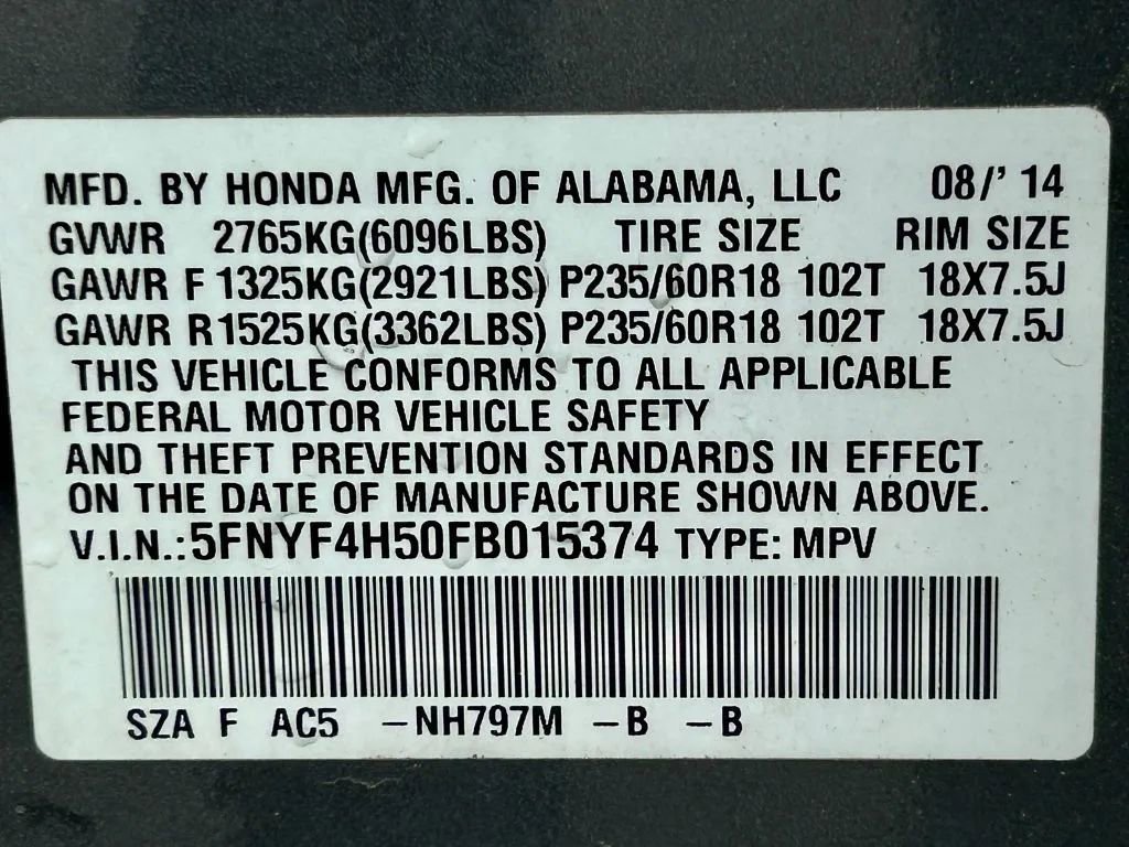 Used 2015 Honda Pilot EX-L image 29