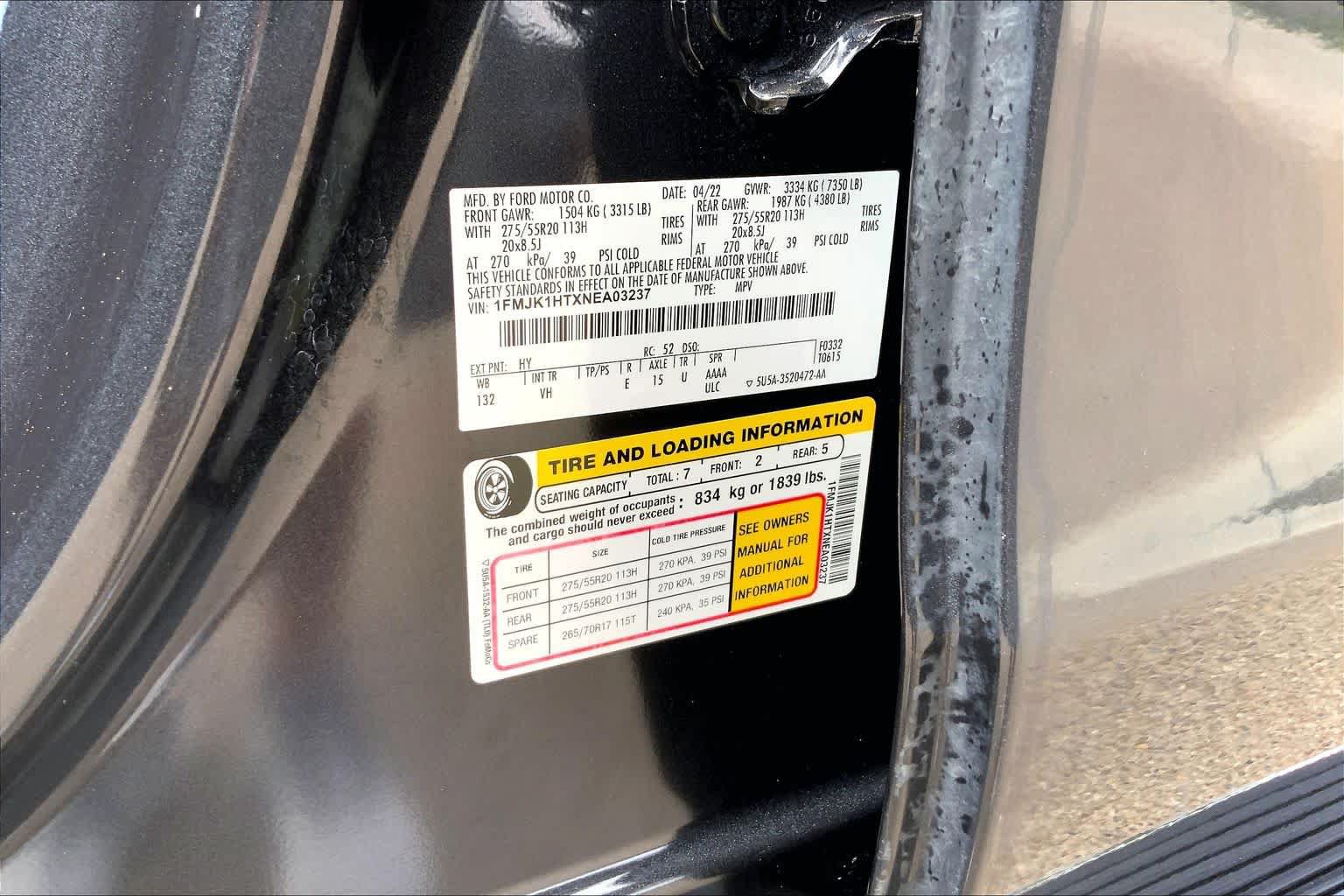 Certified 2022 Ford Expedition Max XLT RWD image 37