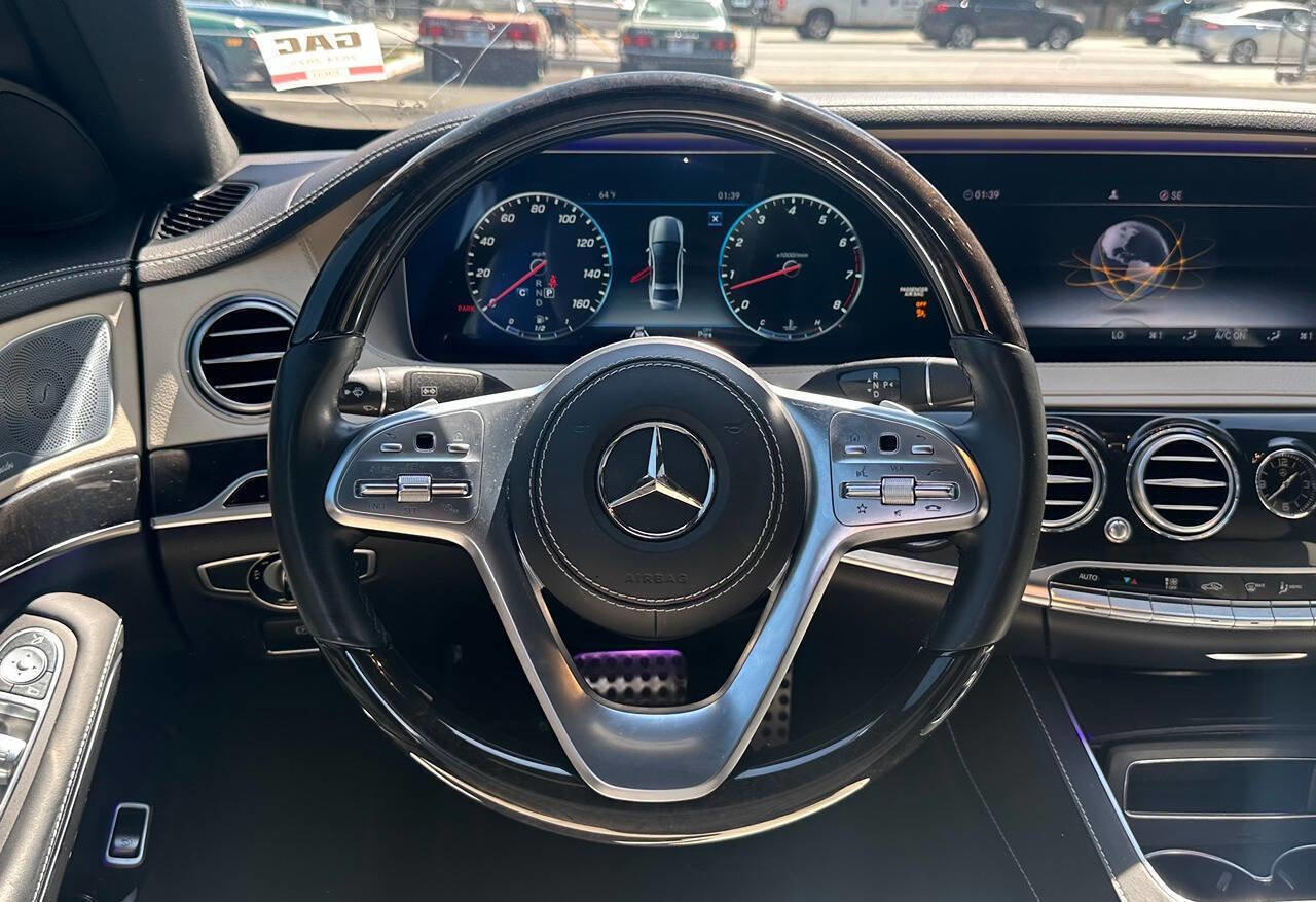 Used 2020 Mercedes-Benz S 450 Sedan w/ AMG Line Exterior image 22