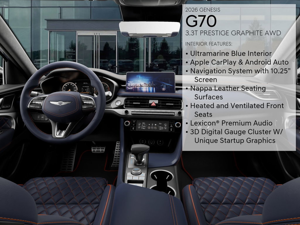 New 2026 Genesis G70 3.3T Prestige AWD/4WD image 17