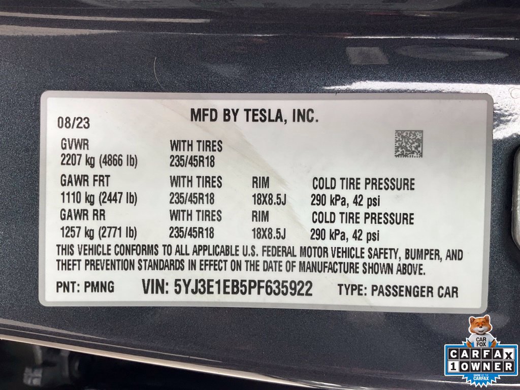 Used 2023 Tesla Model 3 Long Range AWD/4WD image 23