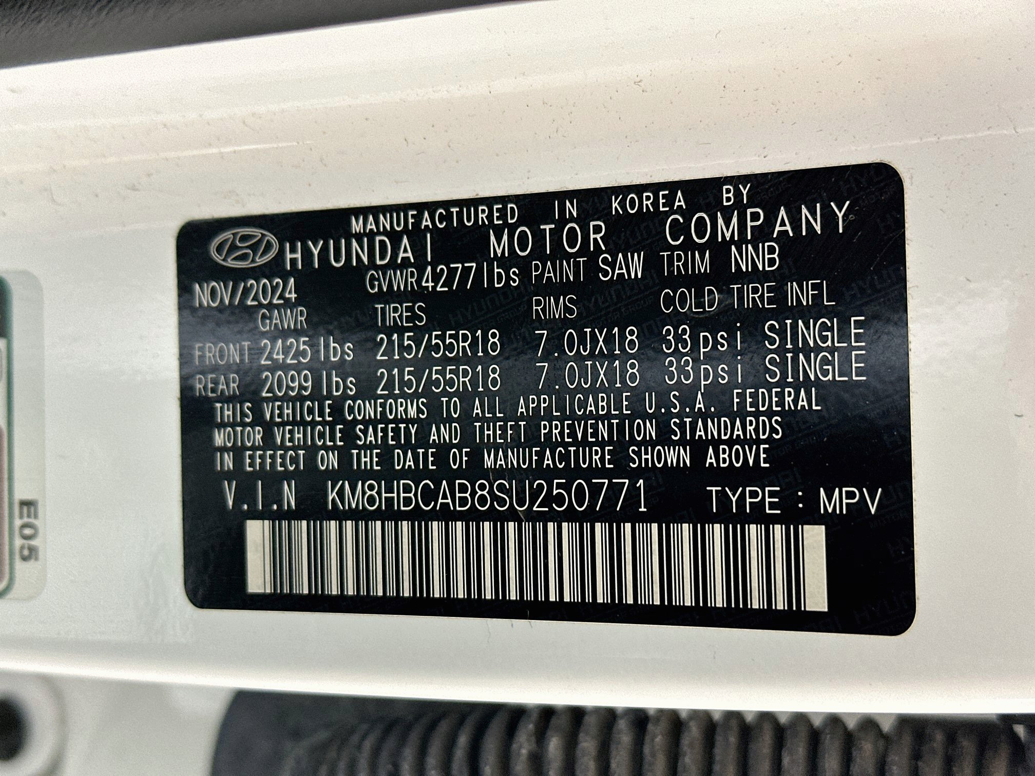 Certified 2025 Hyundai Kona SEL AWD/4WD image 29