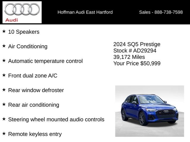 Used 2024 Audi SQ5 Prestige AWD/4WD image 12