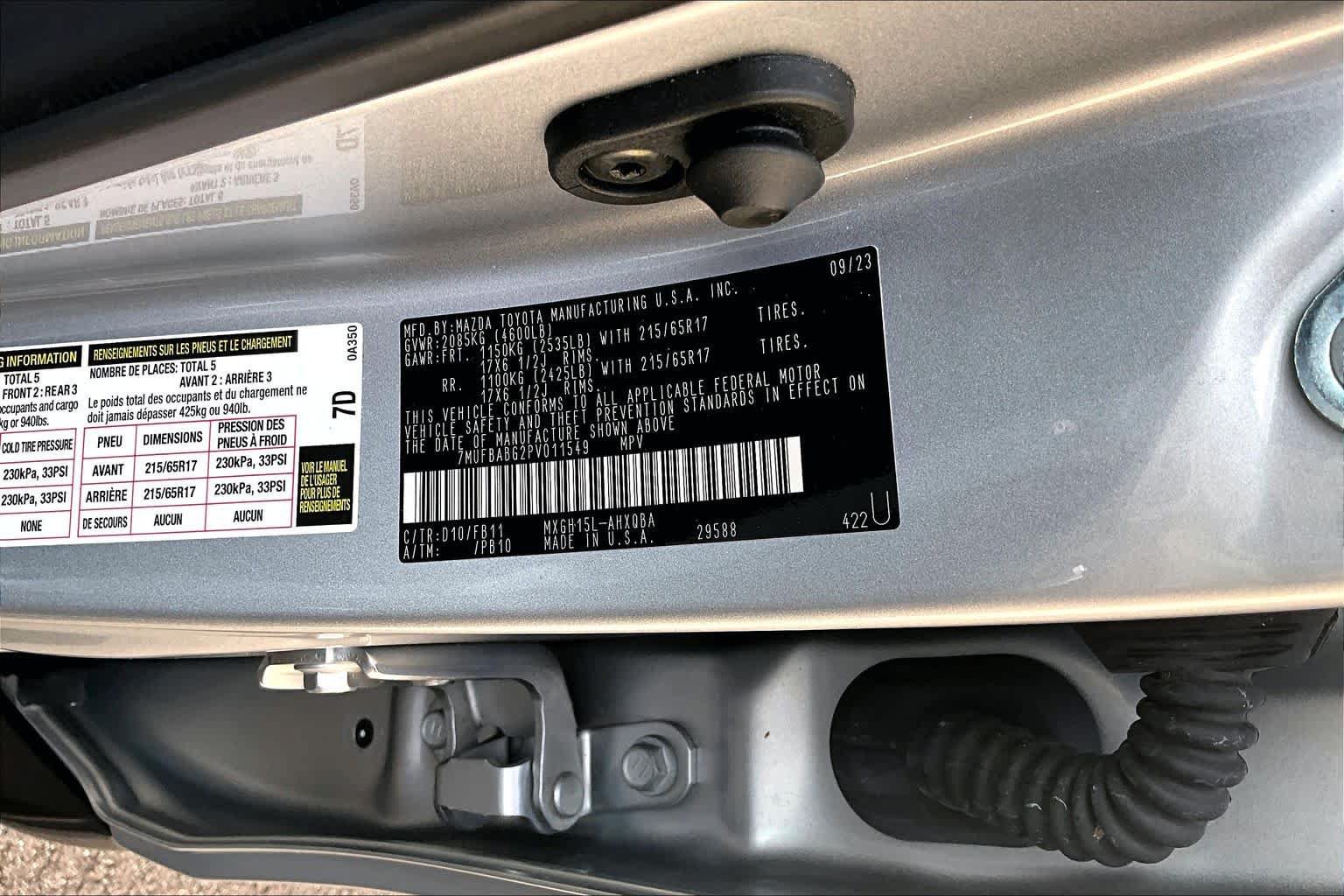 Certified 2023 Toyota Corolla Cross AWD Hybrid image 34