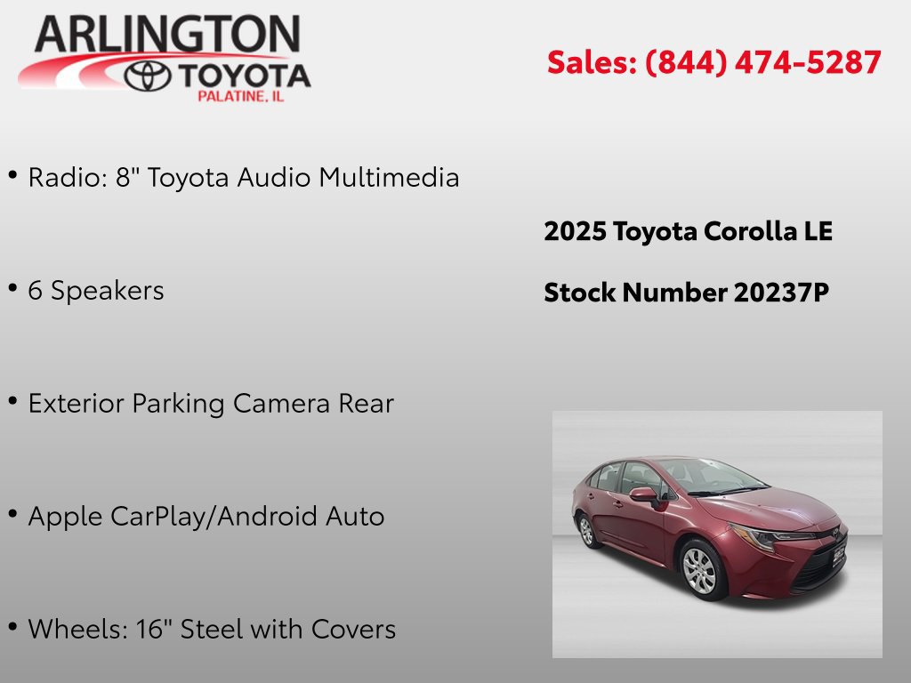 Used 2025 Toyota Corolla LE FWD image 4