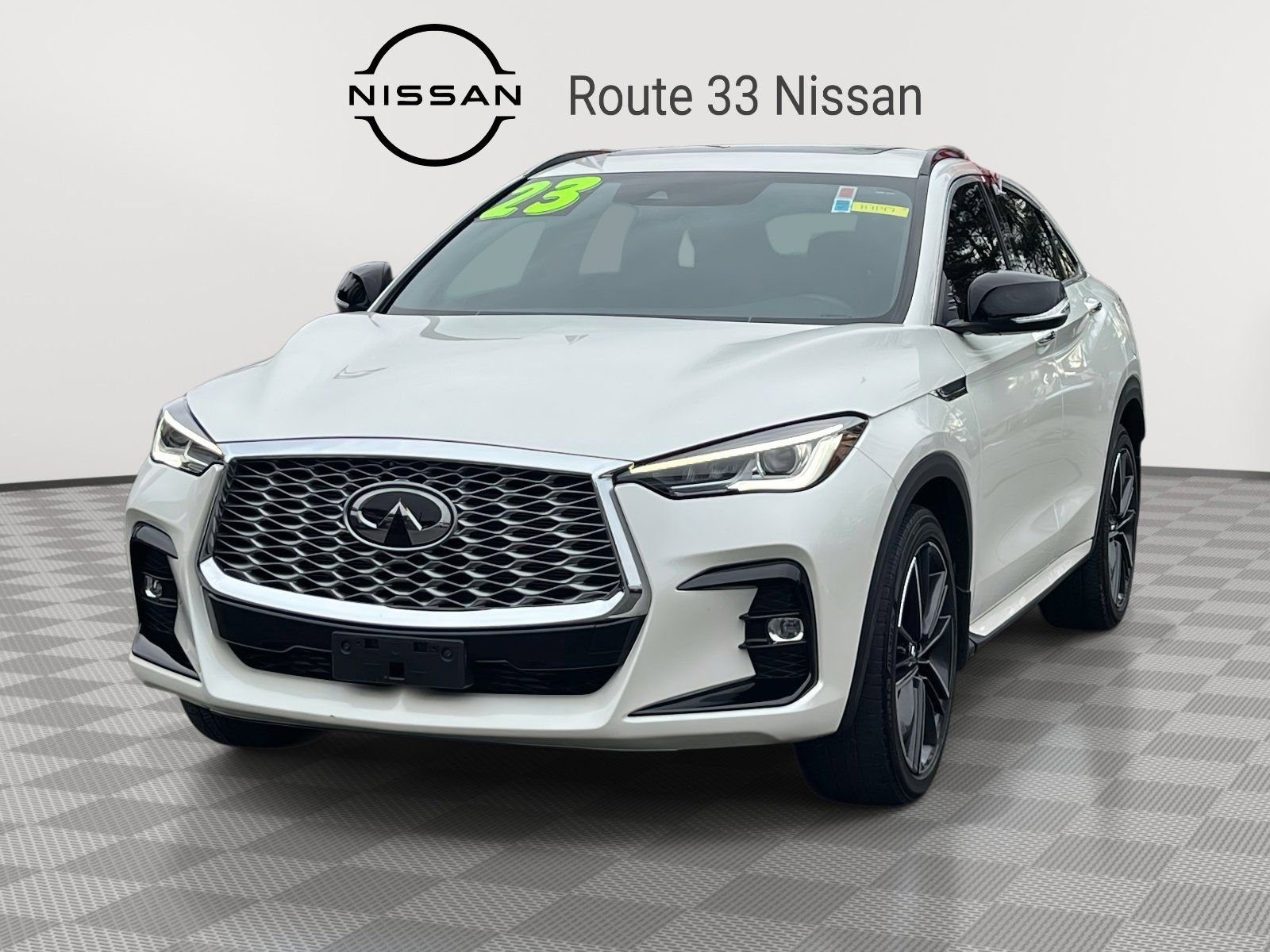 Used 2023 INFINITI QX55 Luxe w/ Cargo Package AWD/4WD video 2