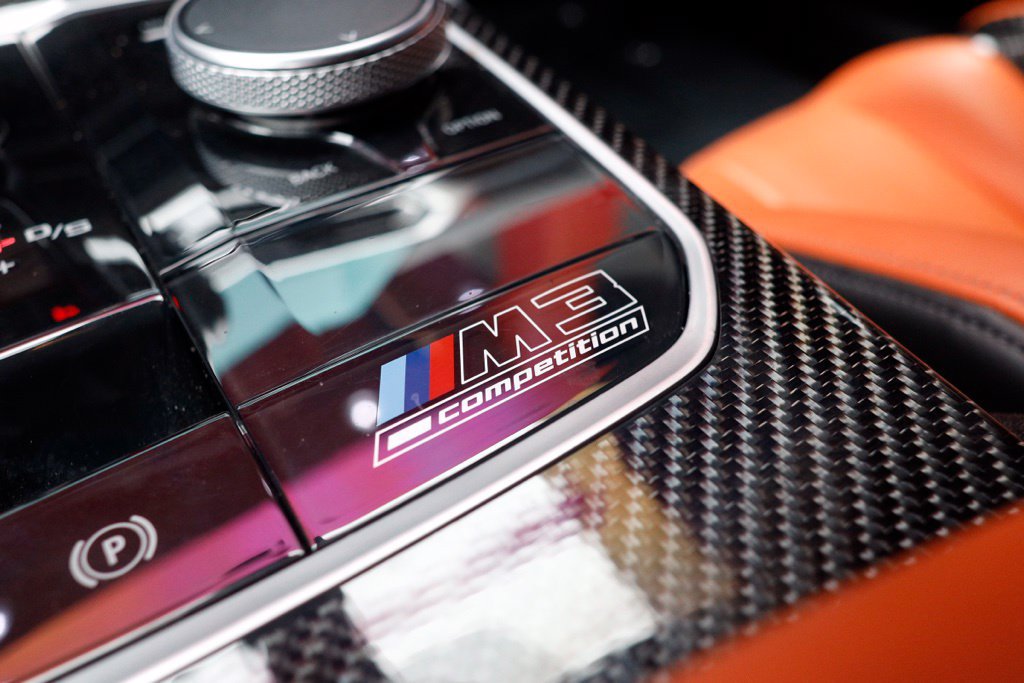 Used 2022 BMW M3 Competition w/ M Carbon Exterior Package RWD image 36